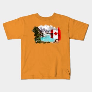 Canada. Lake Moraine Kids T-Shirt